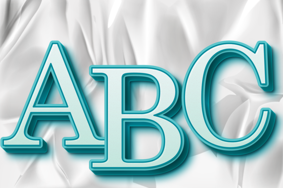 Beautiful Color Design Letter Numbers