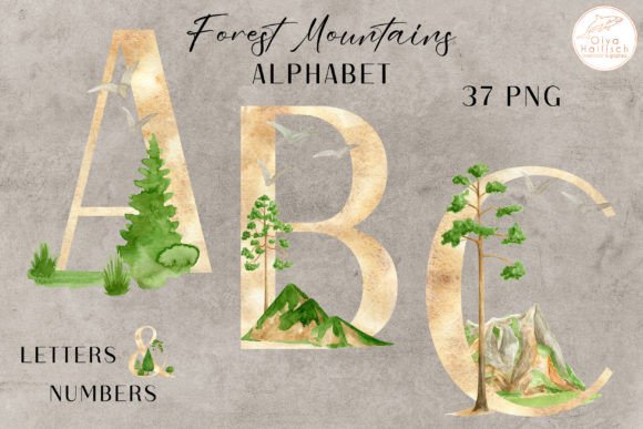 Bring the Wild to Your Creations with the Forest Alphabet
