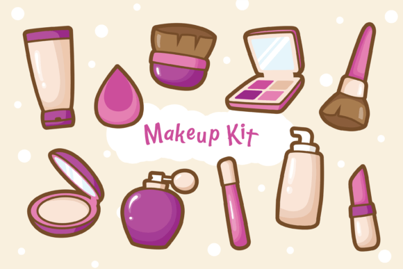 Bringing Beauty to Life: Why Cute Makeup Kit Illustrations Are Essential for Modern Design Projects