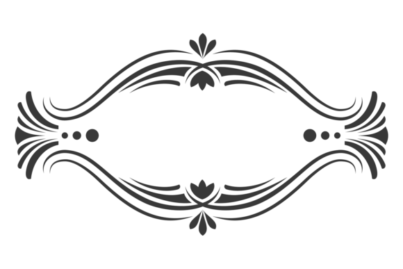 Calligraphic Vintage Text Frame. Decorat: A Strategic Asset for Intentional Design