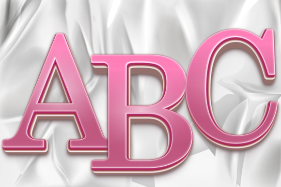 Color Pastel Alphabet Letter Numbers
