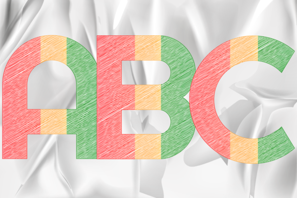 Colorful Letter Number PNG Transparent