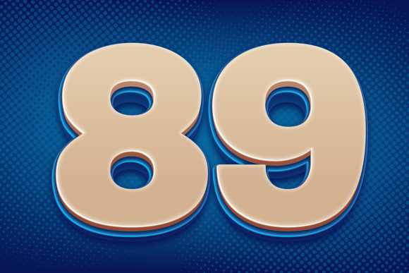 Elevating Digital Typography: The Strategic Value of Vector Numbers Graphic Brown Blue Color in Modern Design Workflows