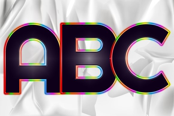 EPS PNG Letters Numbers Black Colorful