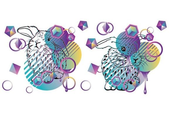 Exploring Cute Bunny with Patterns: A Guide to Decorative Art Assets