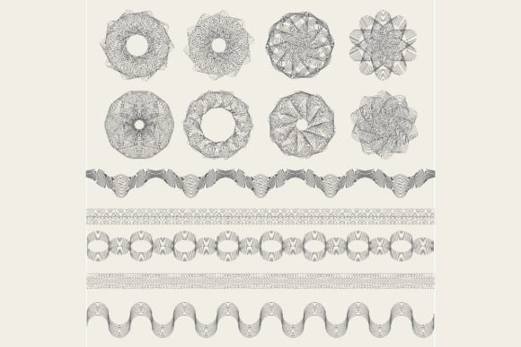 Guilloche Graphics: Vintage Engraving for Authentic Security and Design