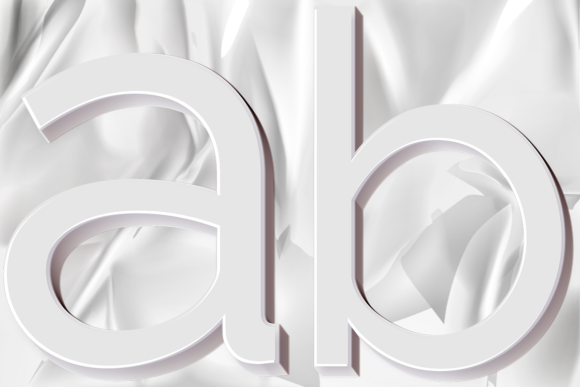 Letters Number White Paint Effect Styles