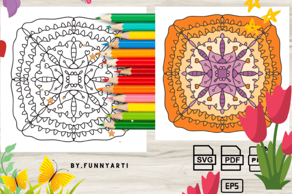 Mandala Coloring Page: Round Ornament Evaluation