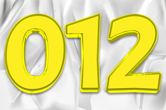 Maximizing Creative Potential with PNG Numbers Design Graphic Color Yellow