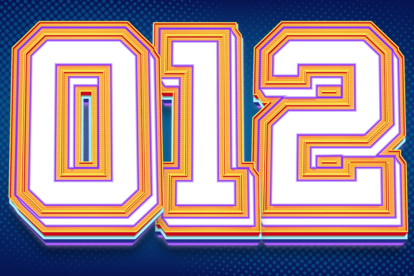 Numbers Vector Design Graphic Images