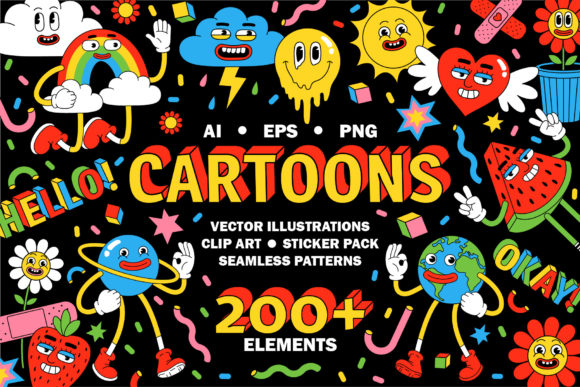 Retro Cartoon: A Comprehensive Guide to the Ultimate Design Collection