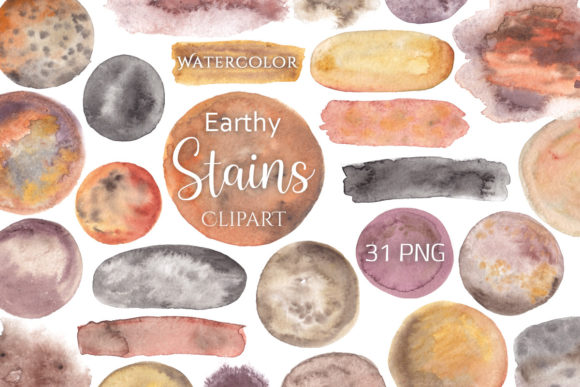Unlocking Creative Potential with Earthy Watercolor Stains
